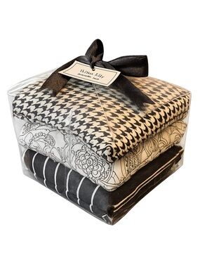 White Lily Sachet Set of 3 Decorative Fragrance Sachets Black & White Gift Set